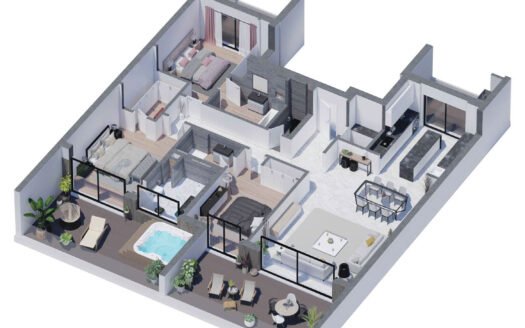 3 Bedroom Luxury Apartment